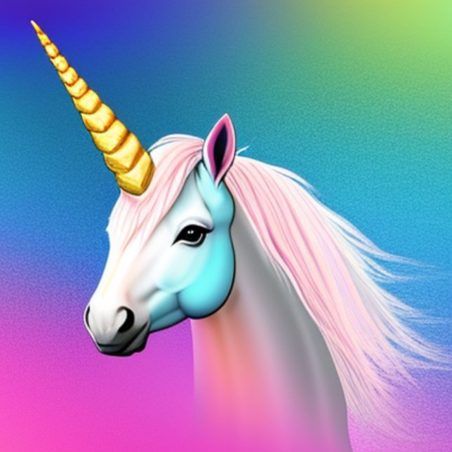 Unicorn Pferd Postkarte (Von Creator hochgeladen)