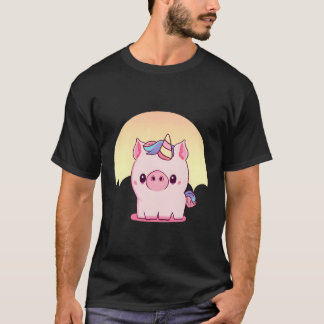 Unicorn Pig verzaubert Piggicorn T-Shirt