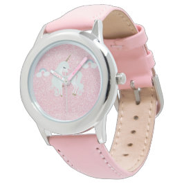 Unicorn Pink Glitzer eWatch Armbanduhr