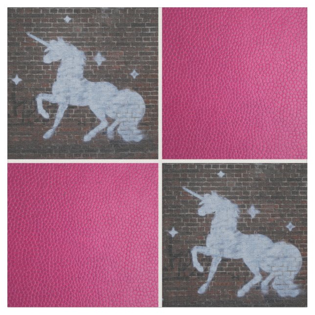 Unicorn Pink Stoff (Nahaufnahme)