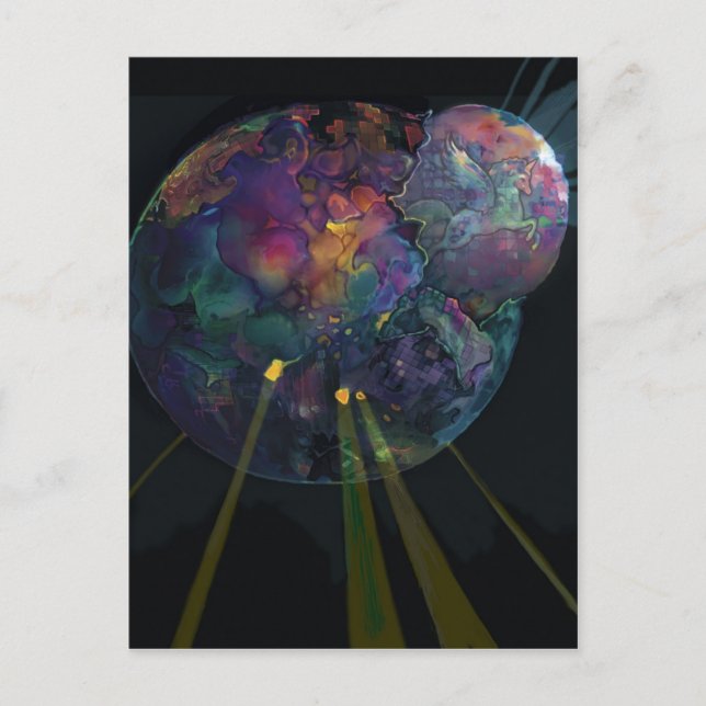 Unicorn Pod~~~ Postkarte (Vorderseite)