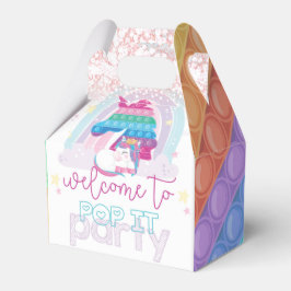 Unicorn Pop Es Geburtstag Willkommen Geschenkschachtel
