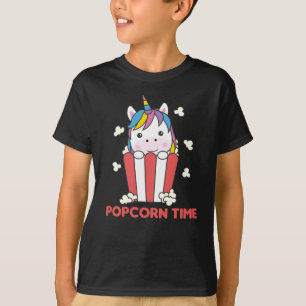 Unicorn Popcorn Whats Poppin Funny PopStar T-Shirt