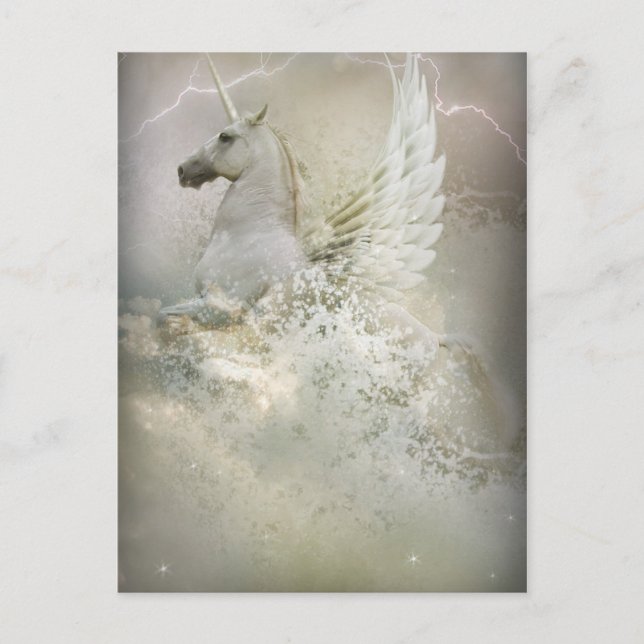 Unicorn Postkarte (Vorderseite)