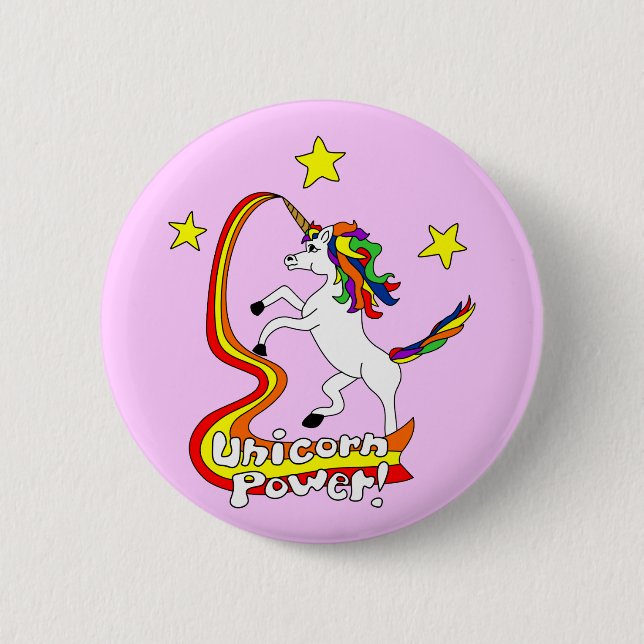 Unicorn-Power! Button (Vorderseite)