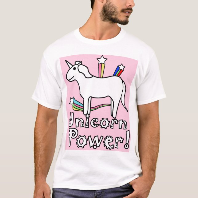 Unicorn-Power! T-Shirt (Vorderseite)