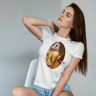 Unicorn Princess Portrait T-Shirt