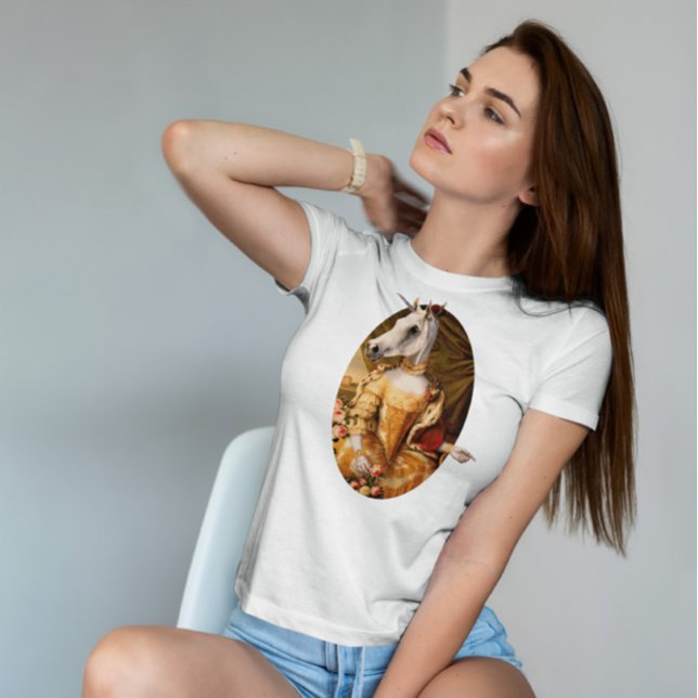 Unicorn Princess Portrait T-Shirt (Von Creator hochgeladen)