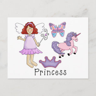 Unicorn Princess Postkarte