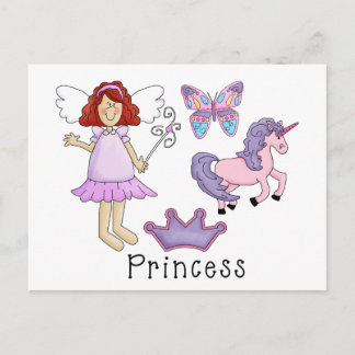 Unicorn Princess Postkarte