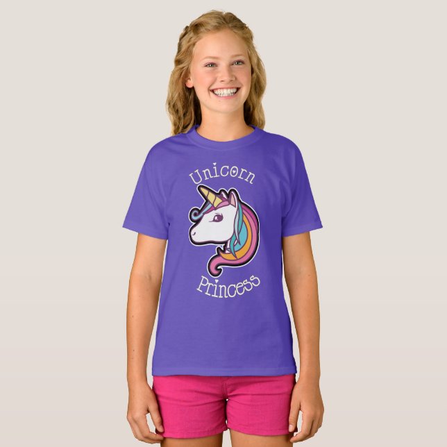 Unicorn Princess T - Shirt (Vorne ganz)