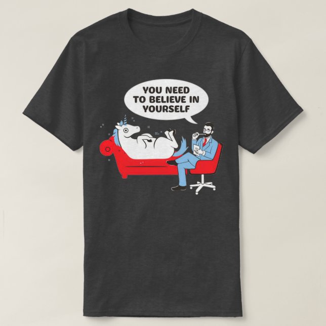 Unicorn Psychiatrie T-Shirt (Design vorne)