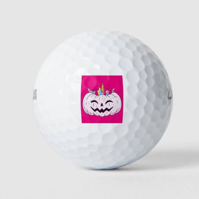 Unicorn Pumpkin Golfball (Vorderseite)