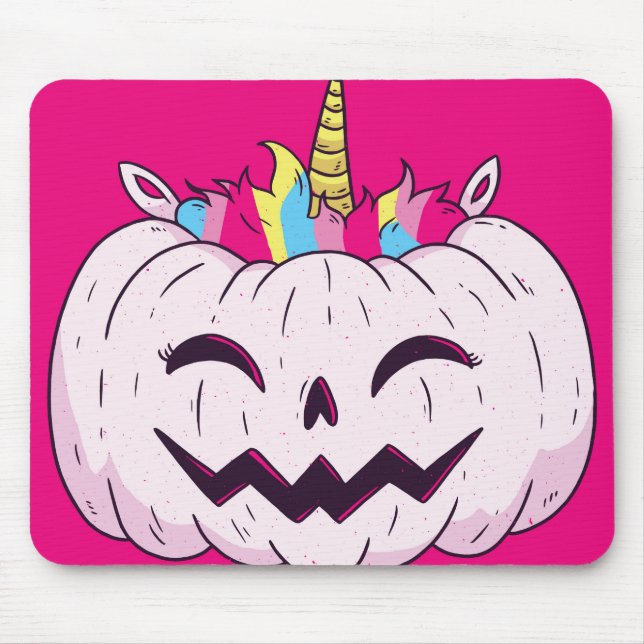 Unicorn Pumpkin Mousepad (Vorne)