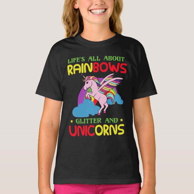 Unicorn Quotes Shirt Gift (Vorderseite)