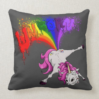 unicorn rainboart kissen