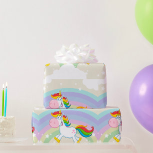Unicorn Rainbow Geschenkpapier