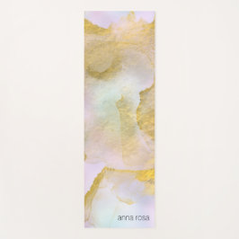 *~* Unicorn Rainbow Holograghic Pastel Gold AP1 Yogamatte