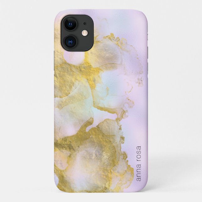 *~* Unicorn Rainbow Holograghic Pastel Magic AP1 Case-Mate iPhone Hülle (Rückseite)
