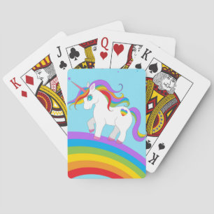 UNICORN RAINBOW PLAYCARDS SPIELKARTEN