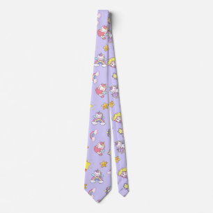Unicorn Rainbow Star Light Lila Themed Krawatte