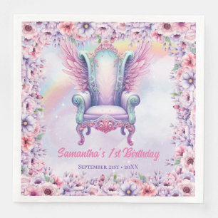 Unicorn Rainbows Birthday Party Feelsesseln Serviette