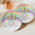 Unicorn Rainbows Birthday Party Paper Teller<br><div class="desc">Dies sind Unicorn und Rainbows Geburtstagsparty Paper Teller!</div>