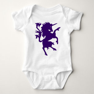 Unicorn Rampant Baby Strampler