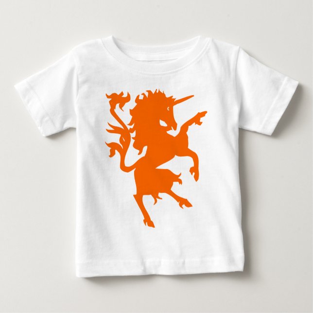 Unicorn Rampant Baby T-shirt (Vorderseite)