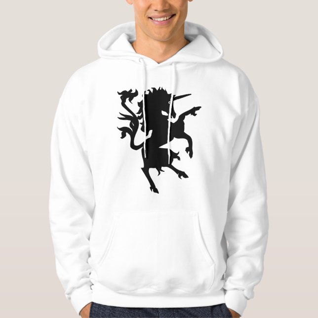 Unicorn Rampant Hoodie (Vorderseite)