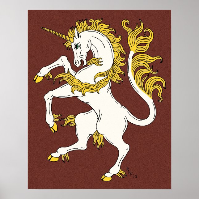 Unicorn Rampant Poster (Vorne)