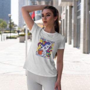 Unicorn Reading T-Shirt