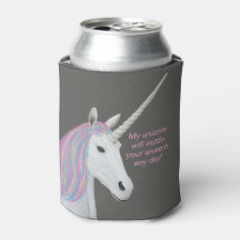 Unicorn Regenbogen Custom Can Cooler