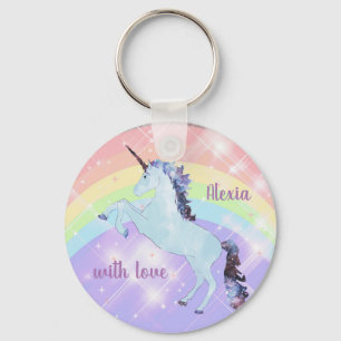 Unicorn, Regenbogen, für Mädchen, Kinder, Schlüsselanhänger