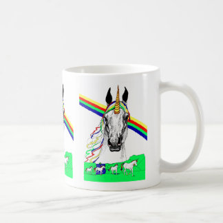 Unicorn-Regenbogen-Tasse Tasse