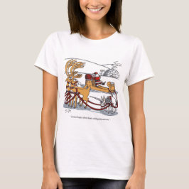 Unicorn Reindeer women white T - Shirt