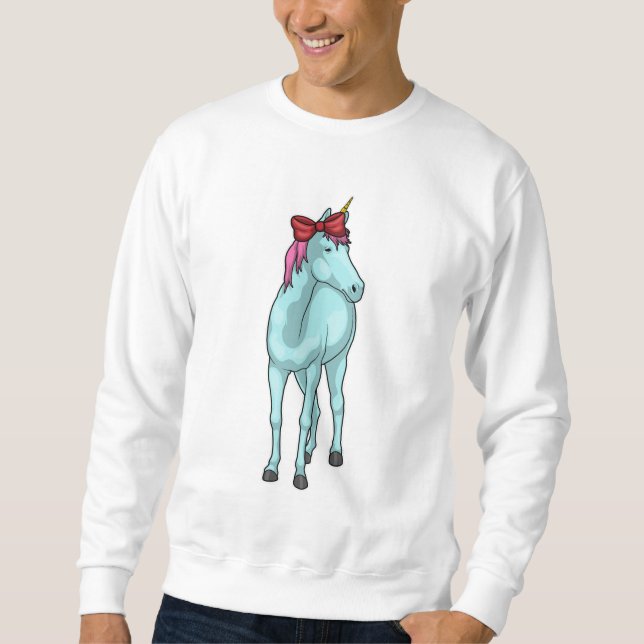 Unicorn Ribbon Sweatshirt (Vorderseite)