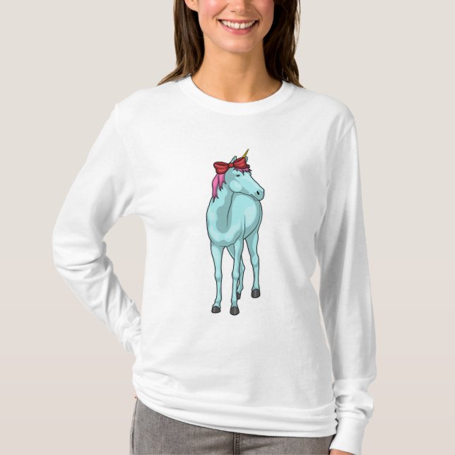 Unicorn Ribbon T-Shirt (Vorderseite)