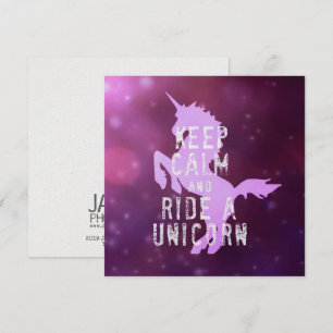 UNICORN RIDES 5.25 x 5.25 Karte
