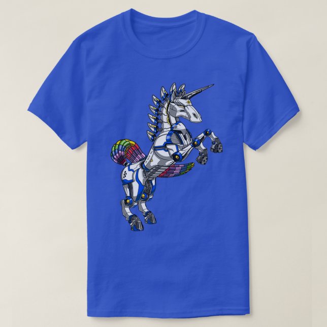 Unicorn Robot T-Shirt (Design vorne)
