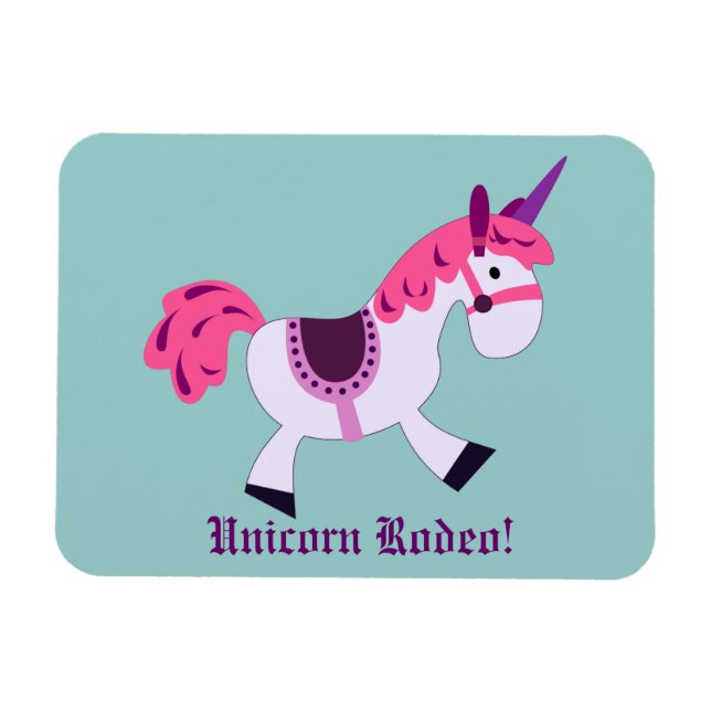 Unicorn Rodeo Magnet (Horizontal)