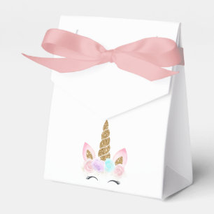 Unicorn Rosa & Gold Geburtstag Geschenkschachtel