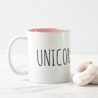 Unicorn-rosa Innenraum-innere Kaffee-Tasse