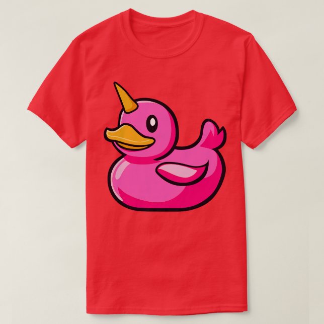 Unicorn Rubber Duck T-Shirt (Design vorne)