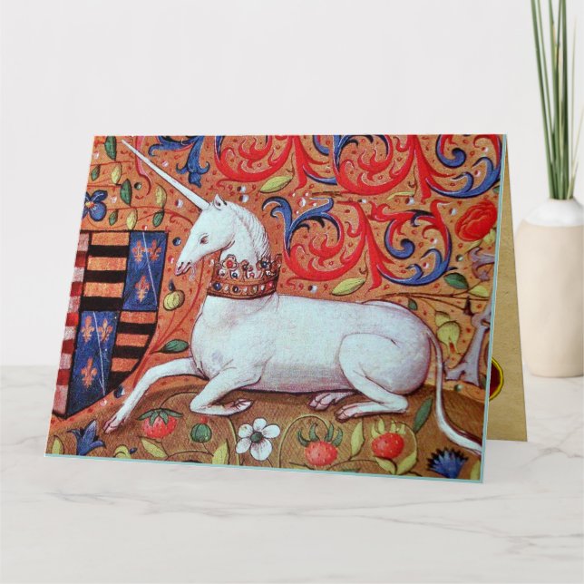 UNICORN Ruby, Happy Birthday Karte (Vorderseite)