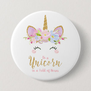 Unicorn-rundes Abzeichen-Inspirational Button