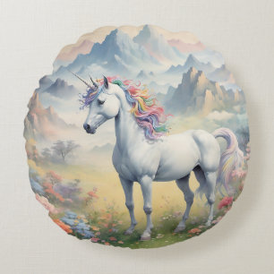 Unicorn Rundkissen Rundes Kissen