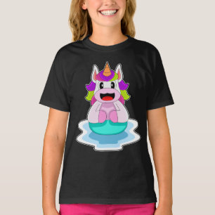 Unicorn Schwimmen Lifebuoy T-Shirt