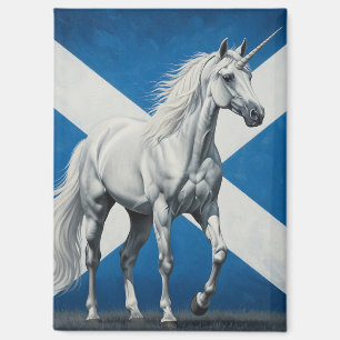 Unicorn Scotland Flag Magnet