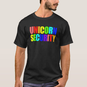 Unicorn Security Unicorn Halloween Vater Mama Unic T-Shirt